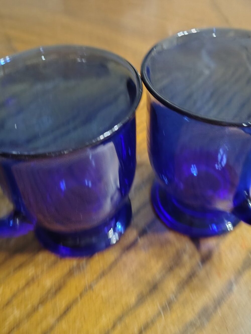 two "anchor hocking brand" mugs